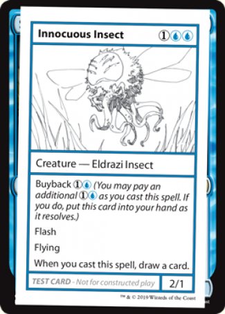 Insecte Inoffensif (édition 2021) [Cartes test de Mystery Booster]