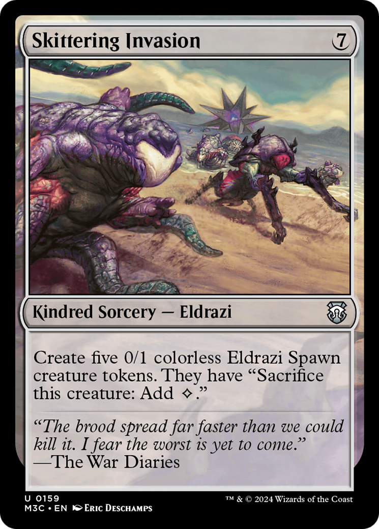 Invasion grouillante (Feuille chatoyante) [Commander Horizons du Modern 3]