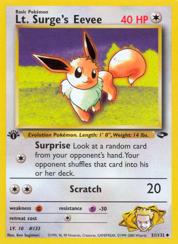Évoli de Major Bob (51/132) [Défi des Gyms Édition 1]