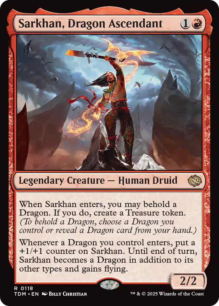 Sarkhan, l'Ascendant draconique (118) [Tarkir : Rafale draconique]