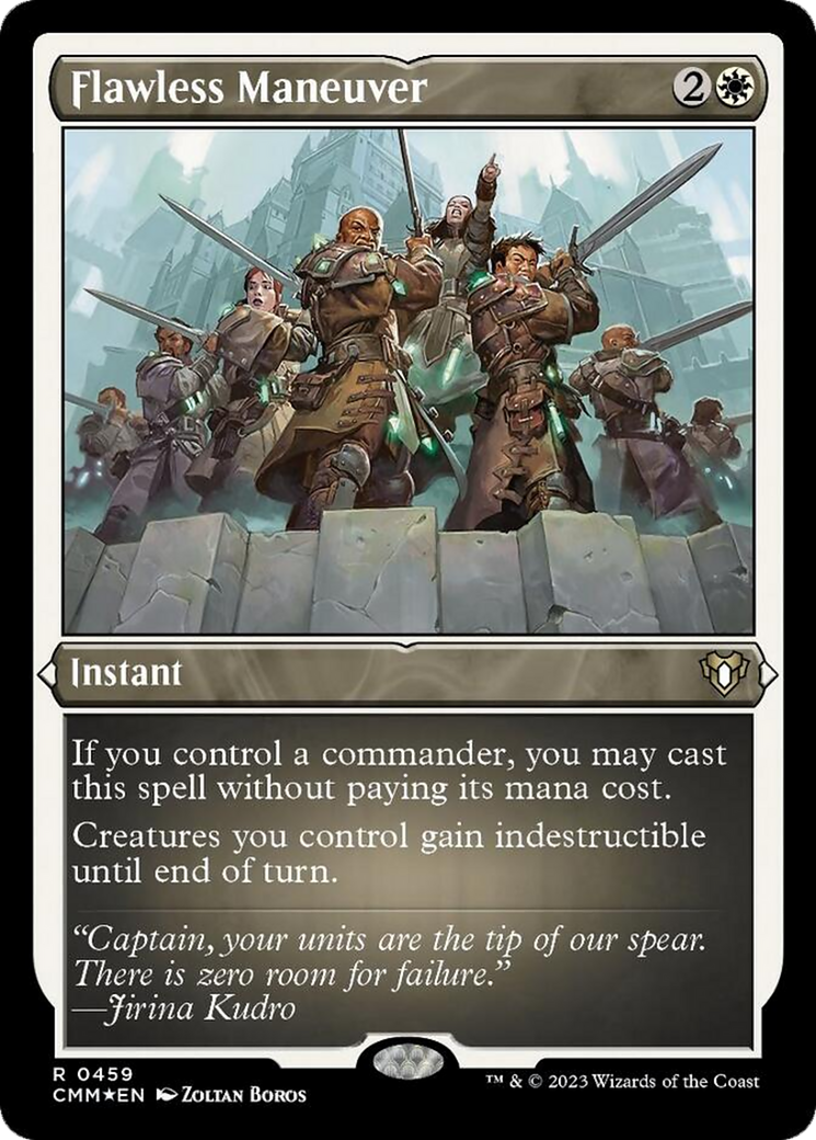 Manœuvre impeccable (gravée à l'acide) [Commander Masters]