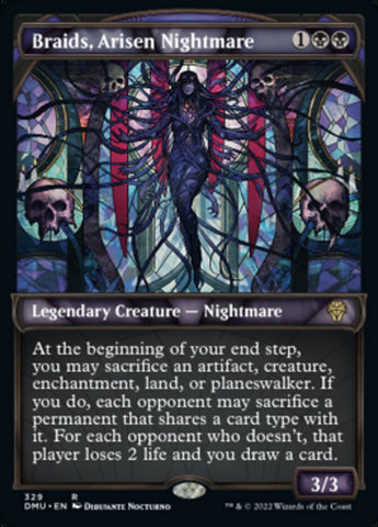 Braids, Pesadilla Despertada (Textura de exhibición) [Dominaria Unida]