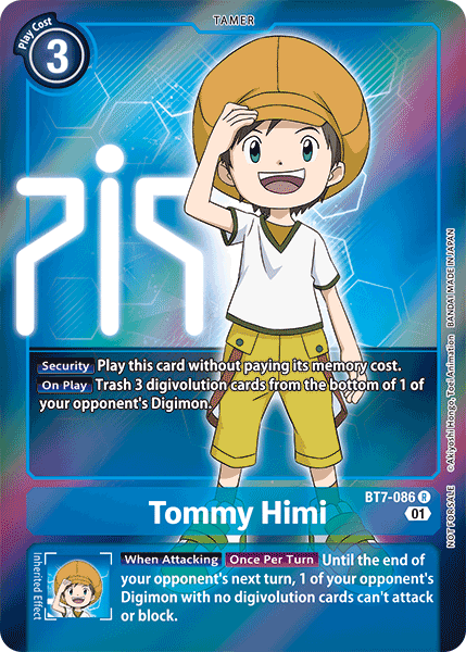 Tommy Himi [BT7-086] (Arte Alternativo - Topper de Caja) [Next Adventure]