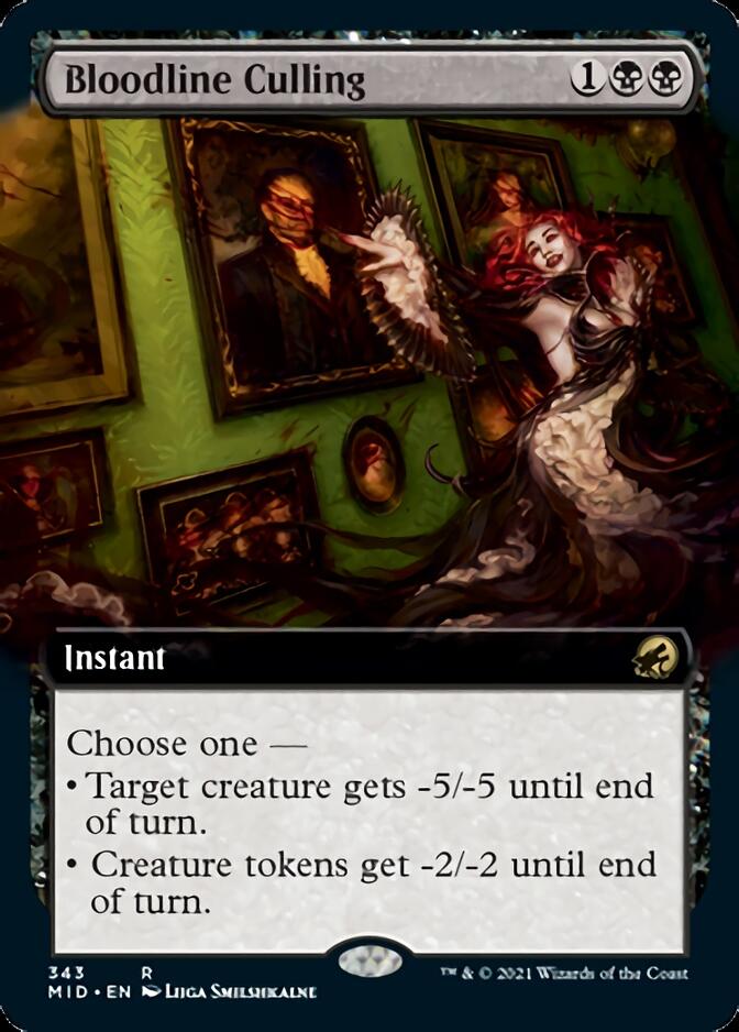 Élimination de lignée (Extended Art) [Innistrad: Chasse de minuit]