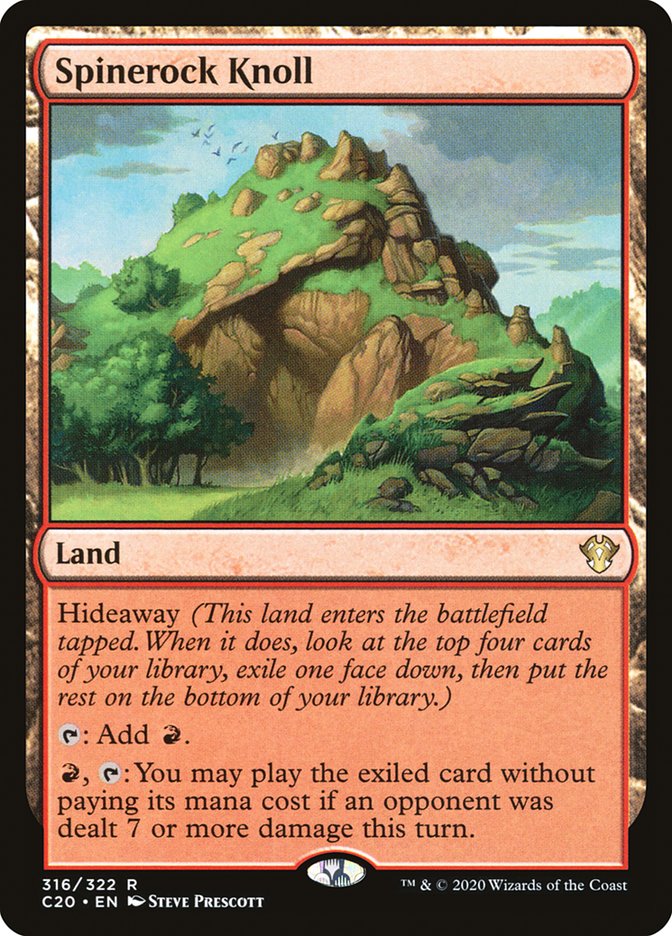 Pinacle de Spineroche [Commander 2020]