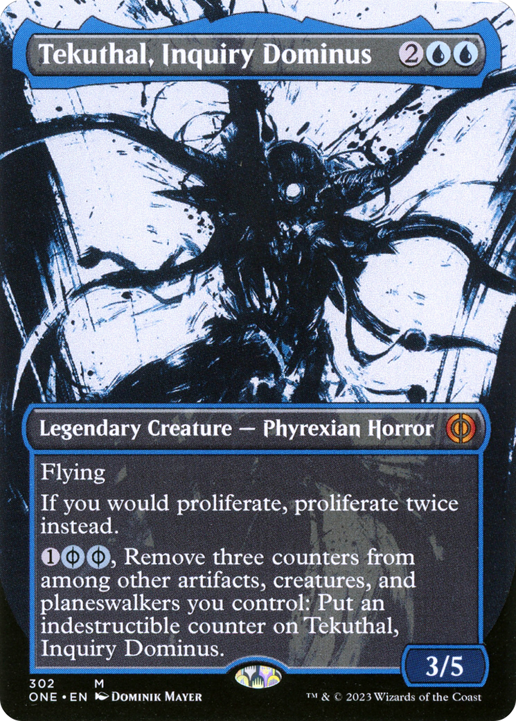 Tekuthal, Dominus de l'enquête (Ichor sans bordure) [Phyrexia : Tout sera un]