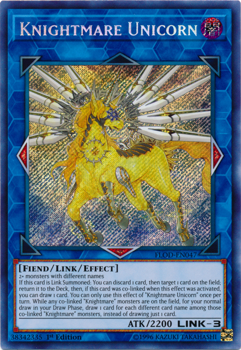 Unicornio Pesadilla [FLOD-EN047] Rara Secreta