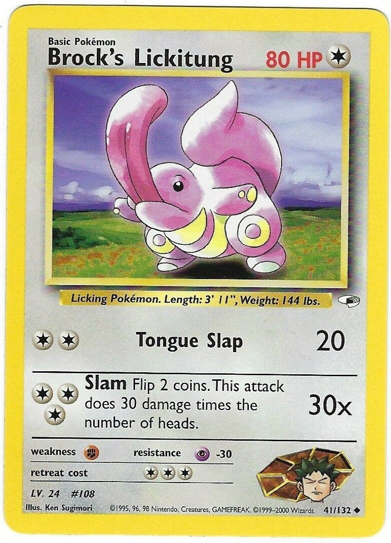 Le Lickitung de Pierre (41/132) [Gym Heroes Unlimited]