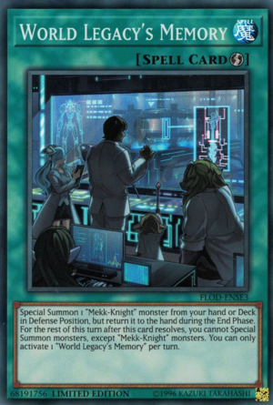 Mémoire du Monde Déchu [FLOD-FRSE3] Super Rare