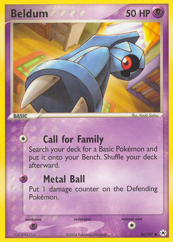 Beldum (54/101) [EX: Leyendas Ocultas]