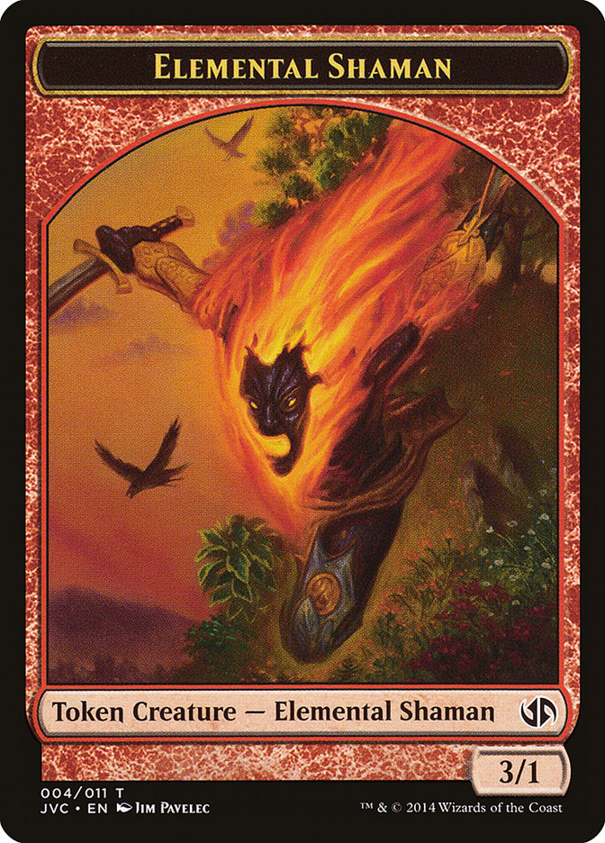 Jeton Élémental Shamane (Jace vs. Chandra) [Duel Decks Anthology Jetons]