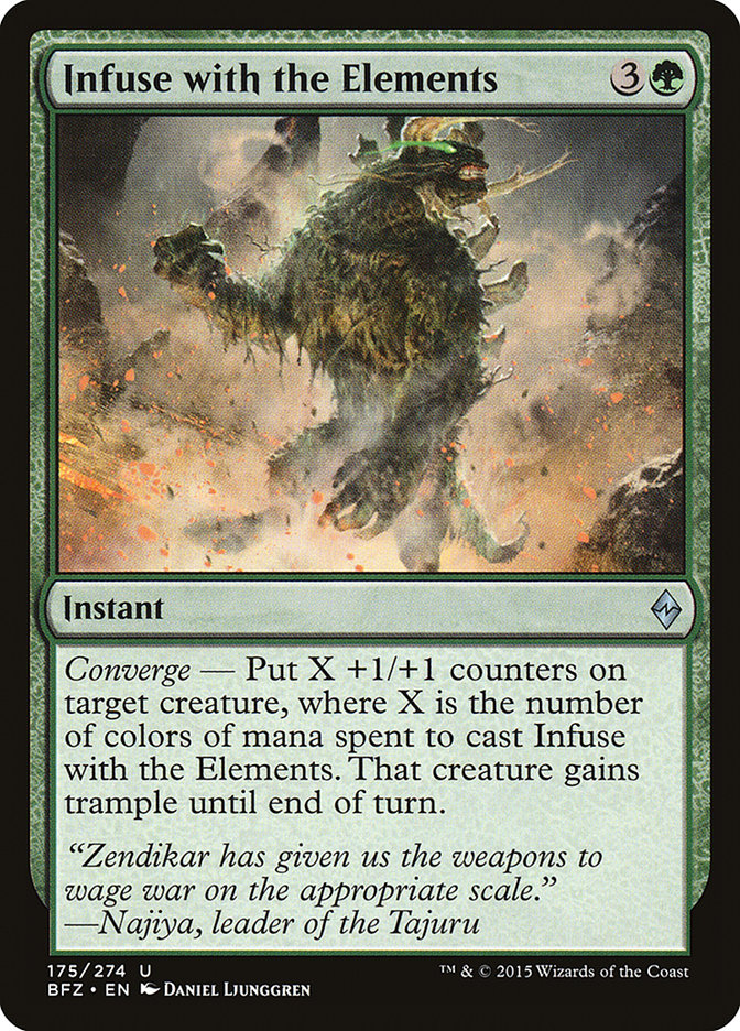 Infusion élémentaire [Bataille de Zendikar]