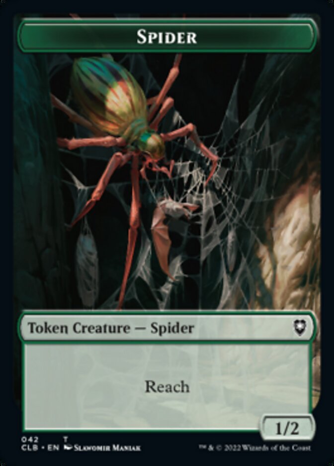 Araignée // Insecte Jeton recto-verso [Commander Legends: Battle for Baldur's Gate Tokens]