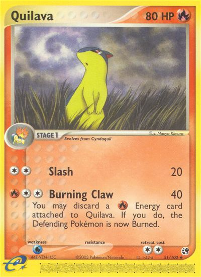 Quilava (51/100) [EX : Tempête de Sable]
