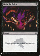 Edicto diabólico [Mystery Booster]