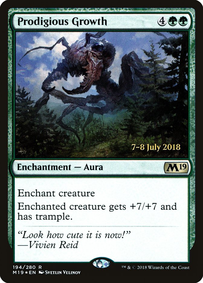 Croissance prodigieuse [Prerelease Promos de l'édition de base 2019]