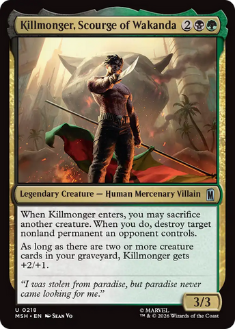 Killmonger, Azote de Wakanda [Marvel Super Heroes]
