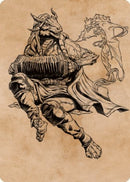 Korlessa, chanteuse d'écailles, carte d'illustration [Commander Legends: Battle for Baldur's Gate Art Series]