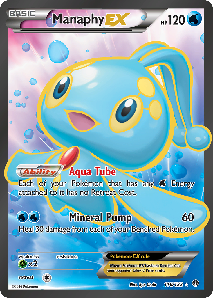 Manaphy EX (116/122) [XY : Rupture Turbo]