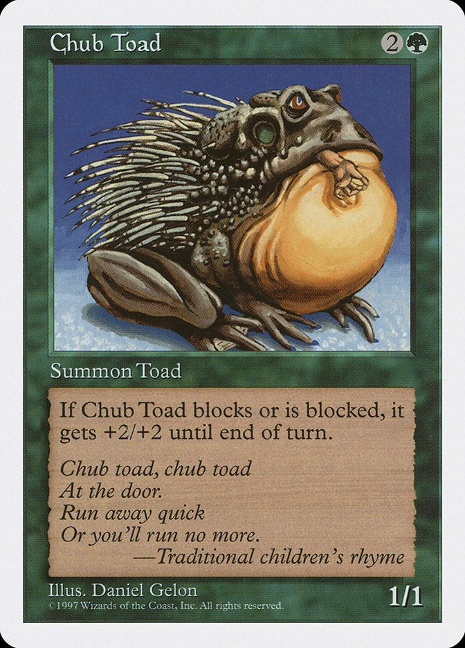 Crapaud joufflu [Cinquième édition]