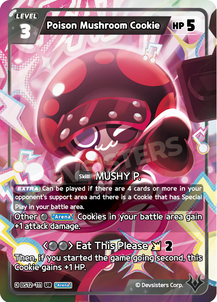 Image for Poison Mushroom Cookie (BS12-111) (BS12) - CookieRun: Braverse TCG
