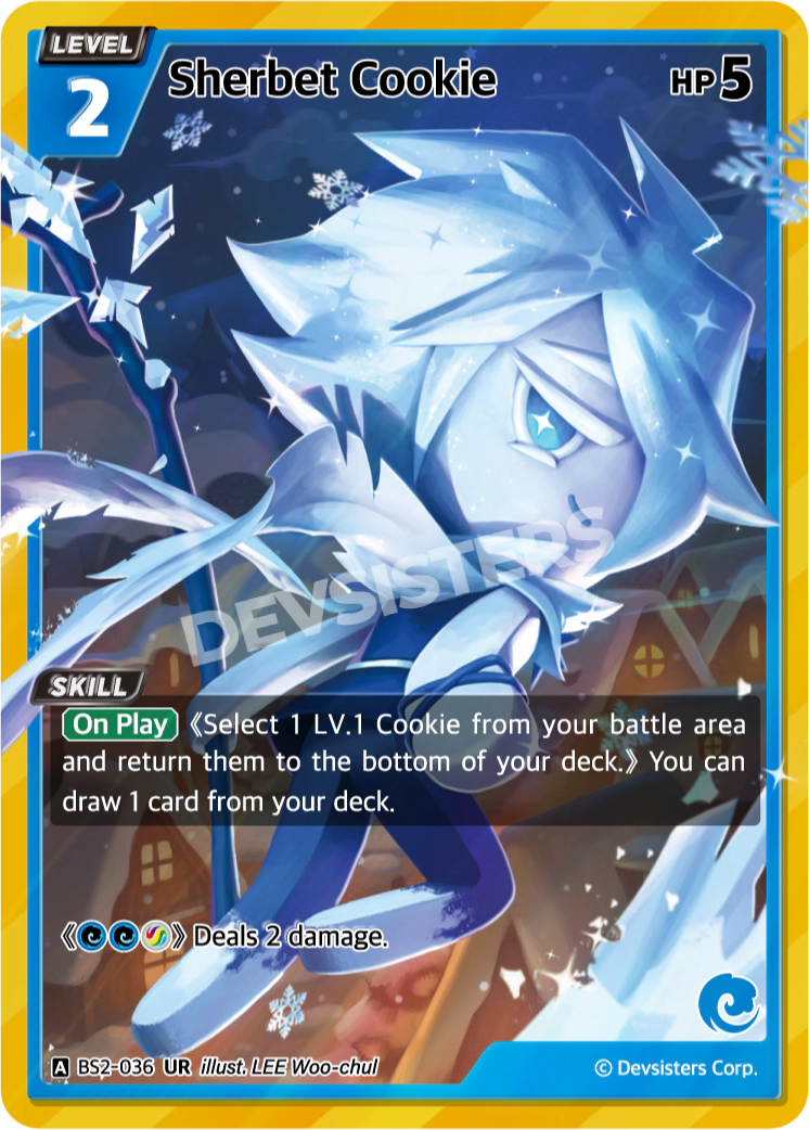 Image for Sherbet Cookie (BS2-036) (BS2) - CookieRun: Braverse TCG