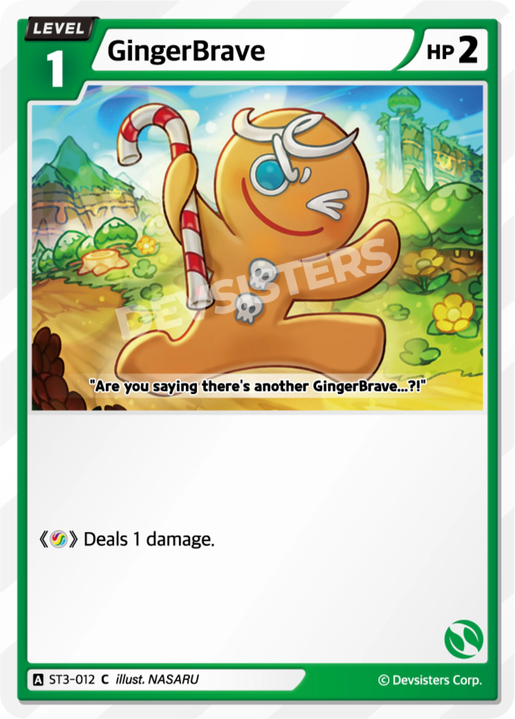 Image for GingerBrave (ST3-012) (ST3) - CookieRun: Braverse TCG