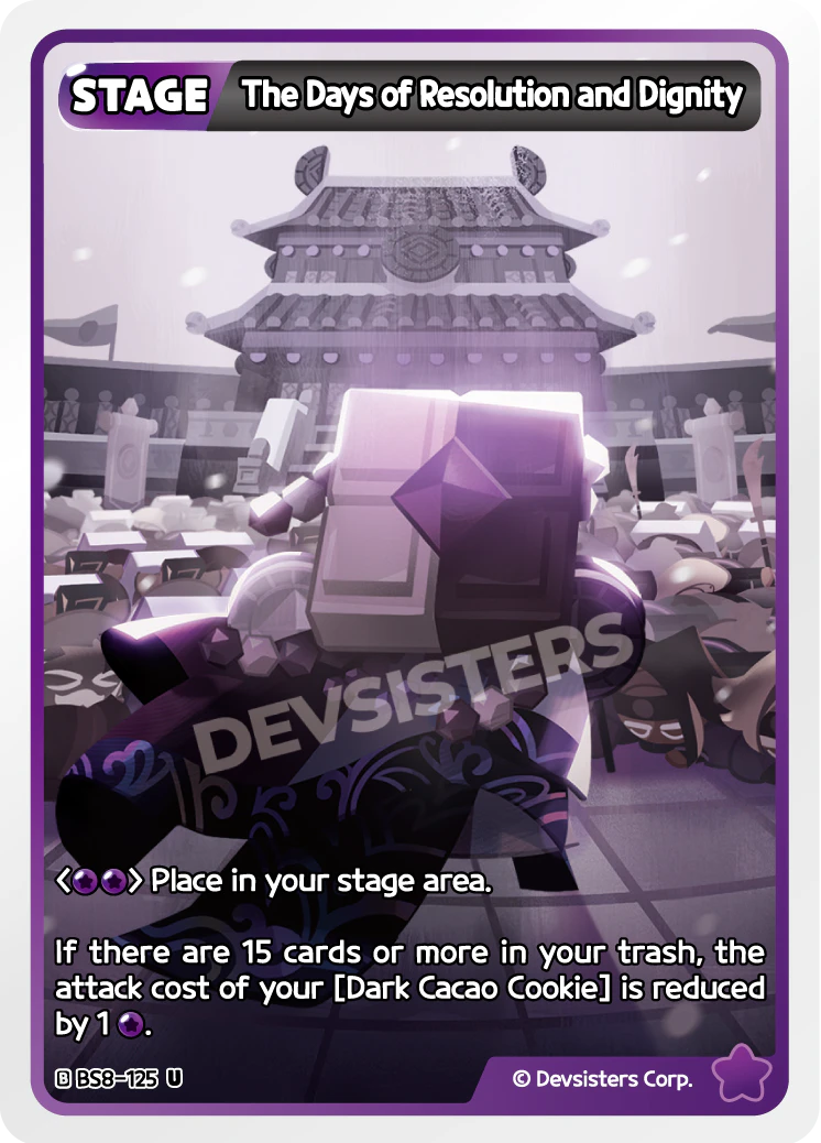 Image for The Days of Resolution and Dignity (BS8-125) (BS8) - CookieRun: Braverse TCG