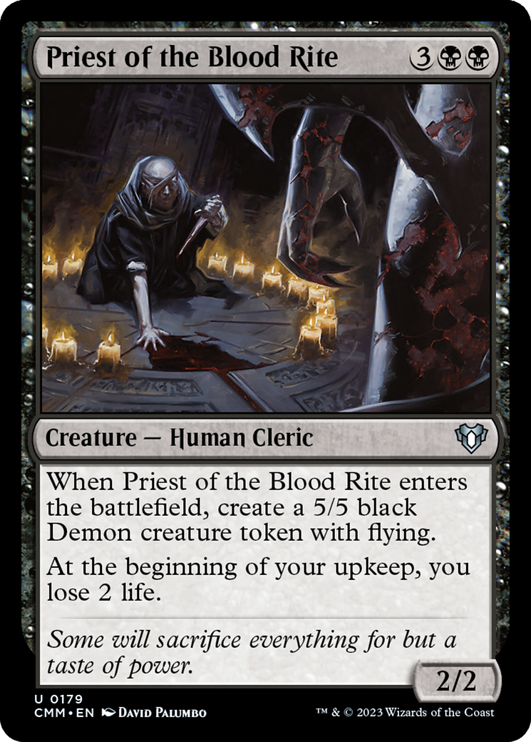 Prêtre du rite sanglant [Commander Masters]