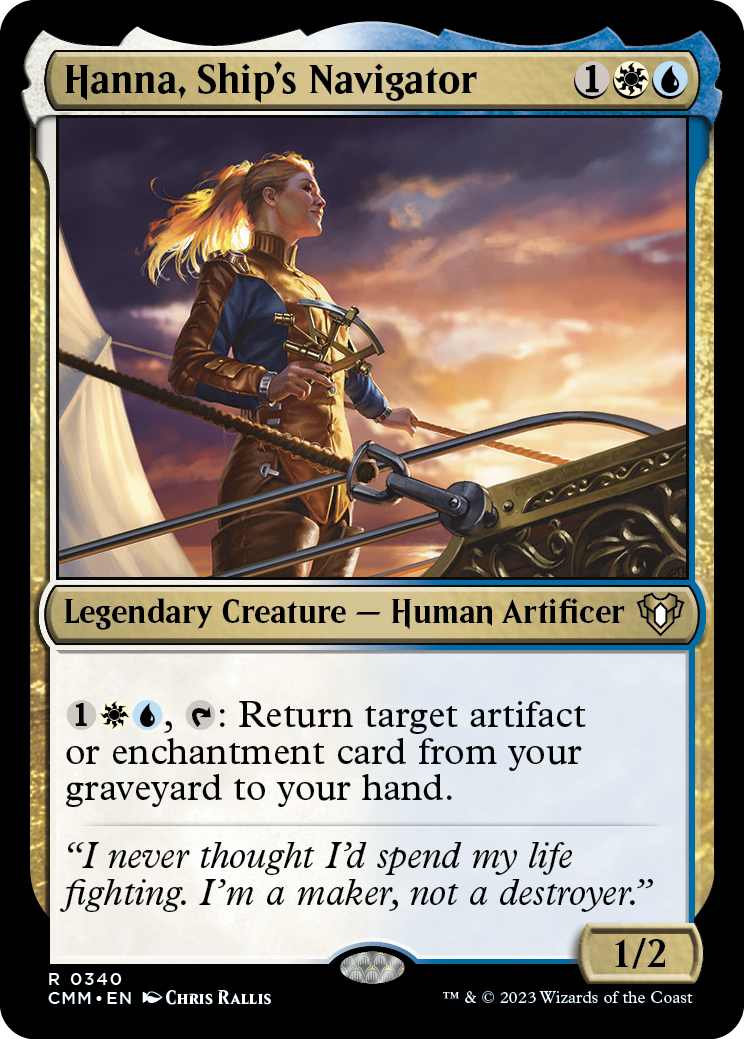 Hanna, navigatrice du vaisseau [Commander Masters]