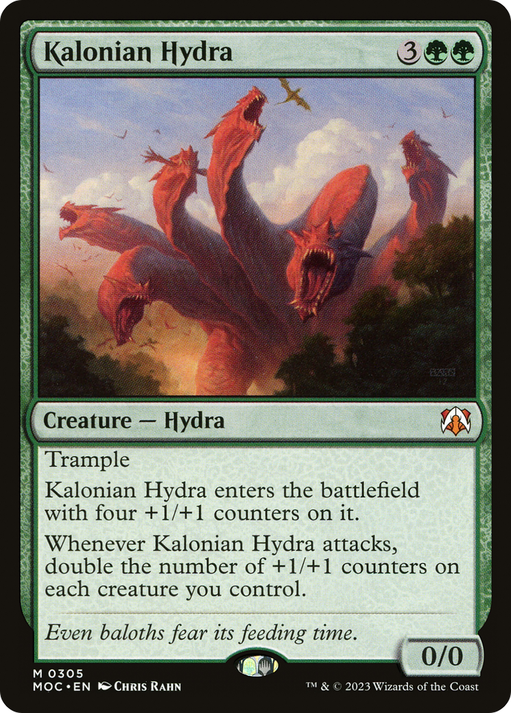 Hidra kaloniana [Marcha de las máquinas Commander]