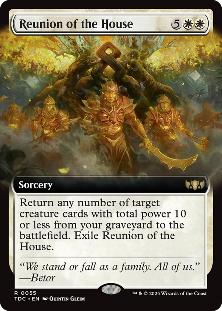 Réunion du foyer (Extended Art) [Tarkir : Commander Dracorage]