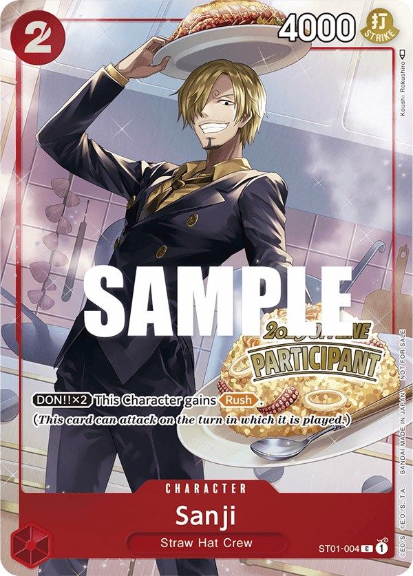 Sanji (Offline Regional 2023) [Participante] [Cartas Promocionales de One Piece]