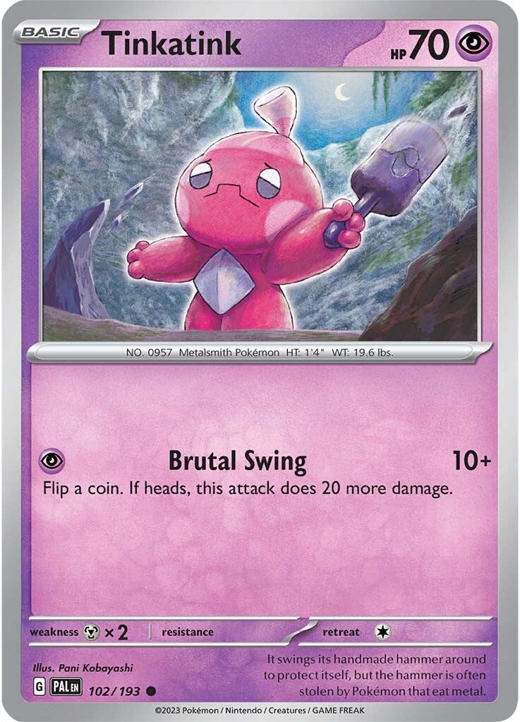 Tinkatink (102/193) [Escarlata y Púrpura: Evolución en Paldea]