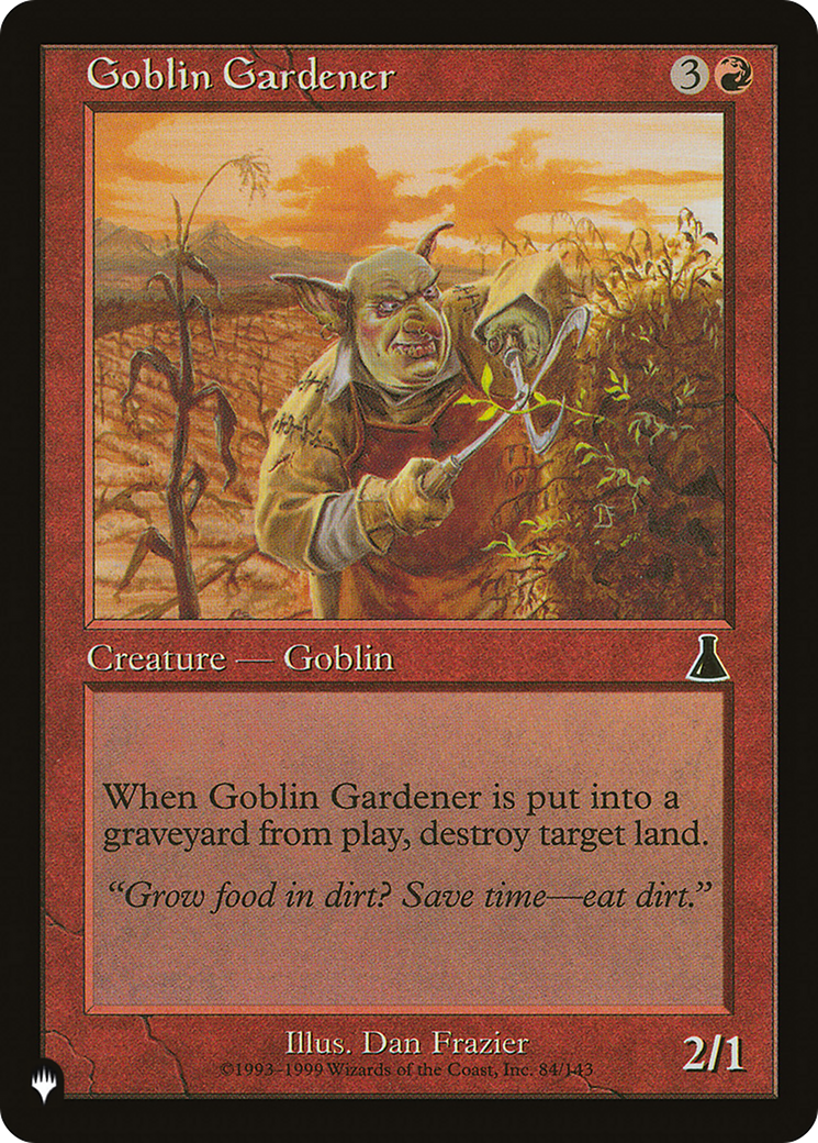 Jardinier gobelin [The List]