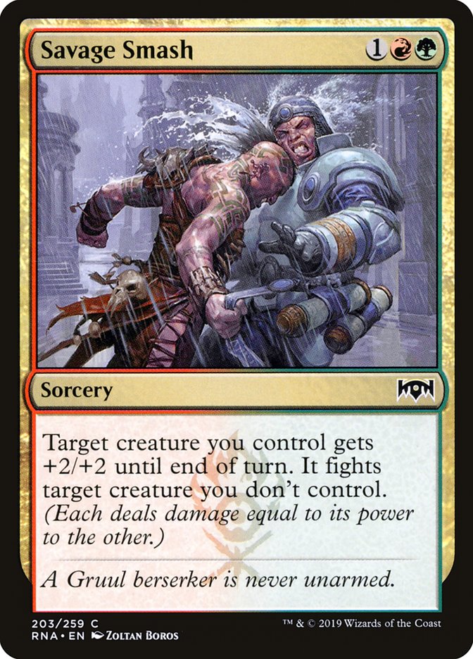 Fracassement sauvage [Allégeance de Ravnica]