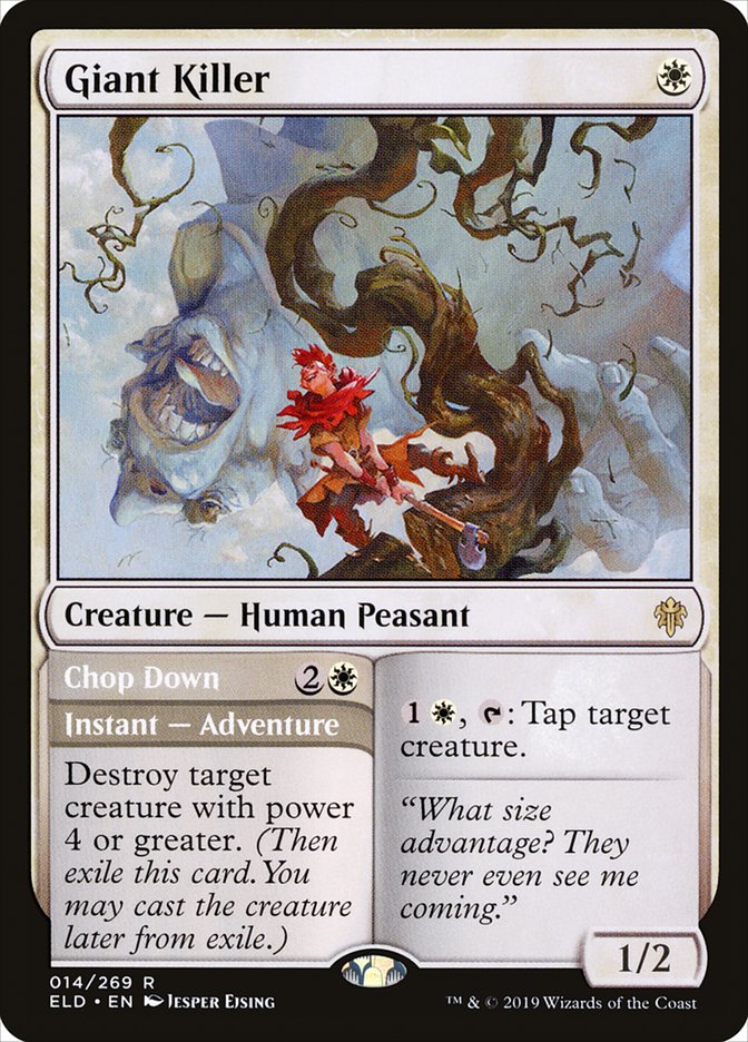 Tueur de géants // Abattre [Throne of Eldraine]