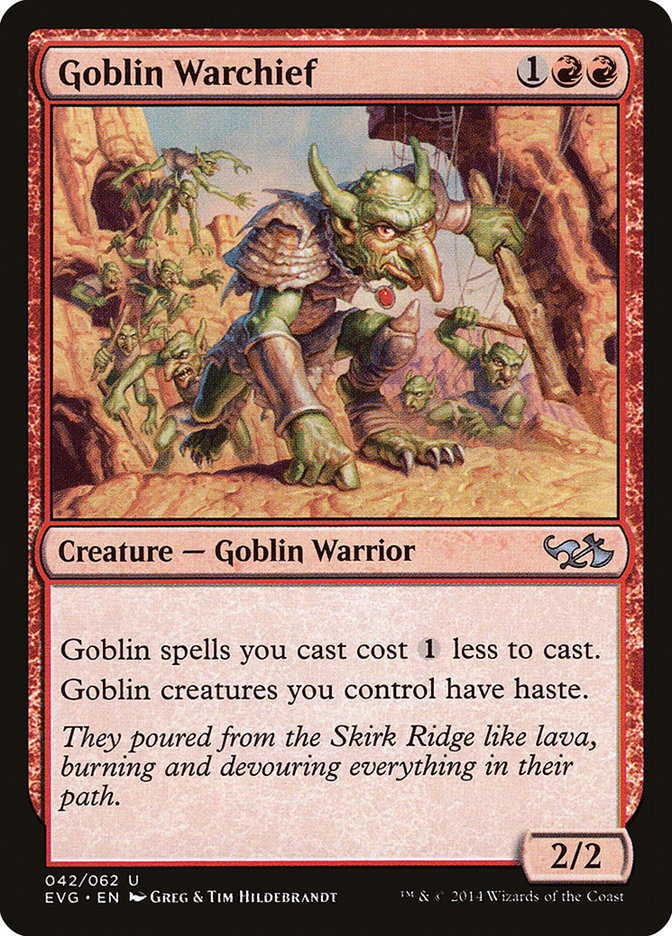 Chef de guerre gobelin (Elfes contre Gobelins) [Anthologie Duel Decks]