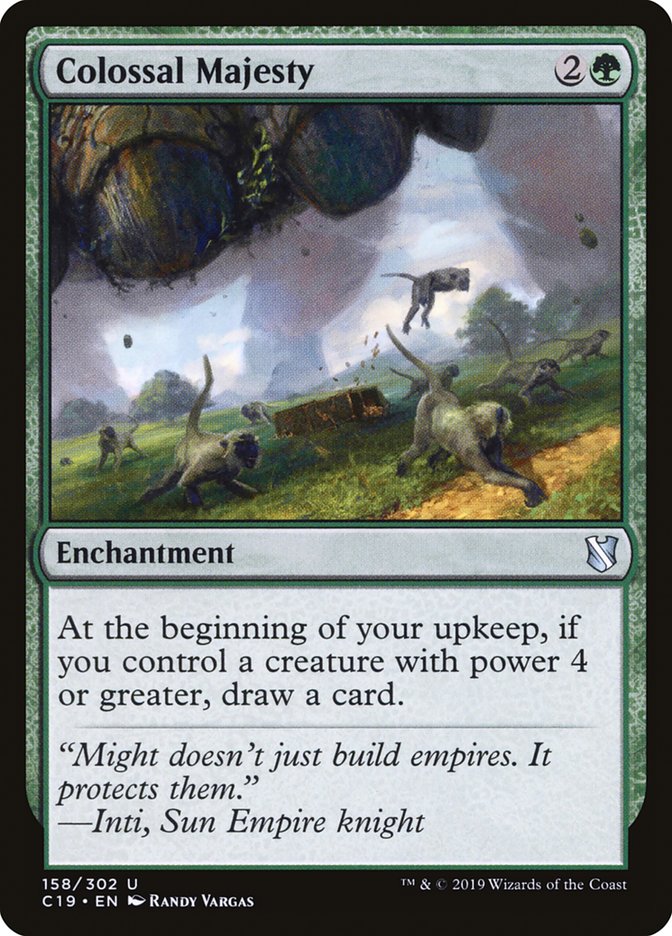 Majesté colossale [Commander 2019]