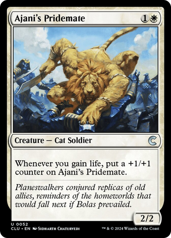 Compañero de manada de Ajani [Ravnica: Clue Edition]