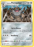 Berserkatt de Galar (181/264) [Épée et Bouclier : Poing de Fusion]