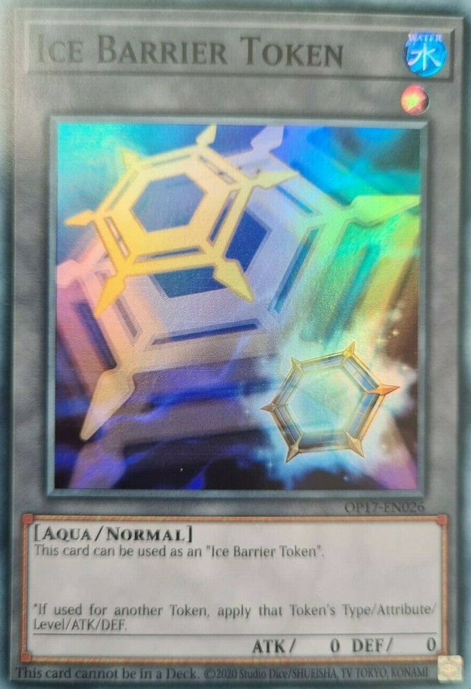 Jeton Barrière de Glace [OP17-FR026] Super Rare