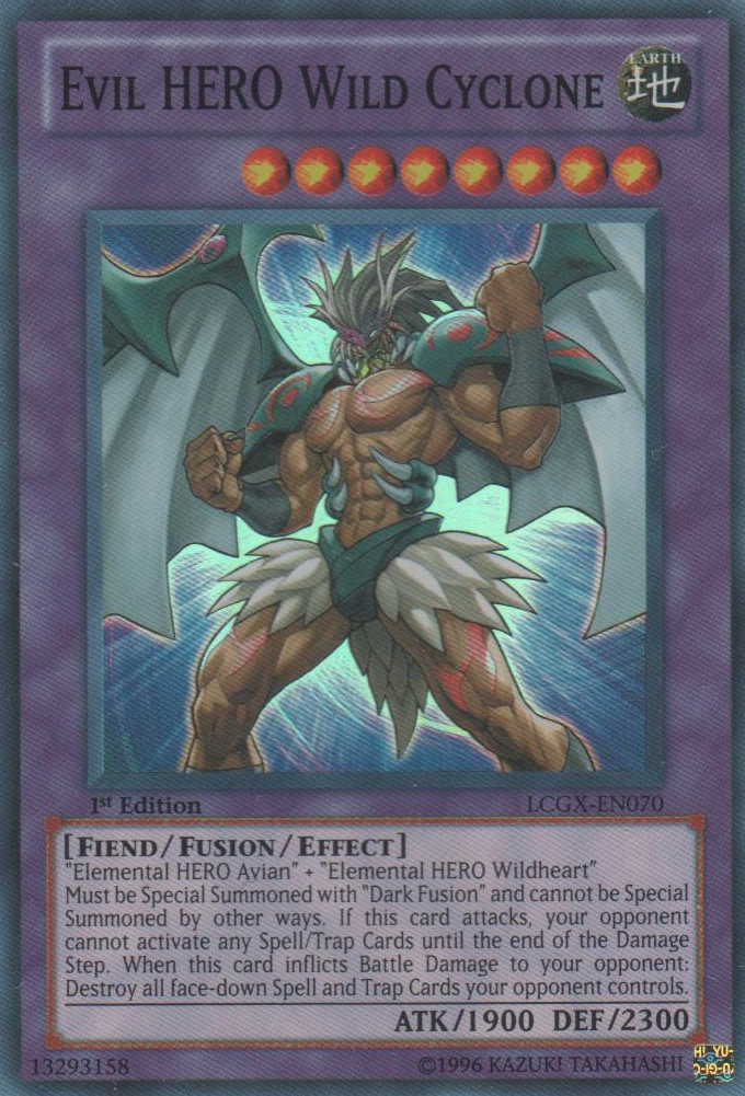 Evil HERO Wild Cyclone [LCGX-FR070] Super Rare