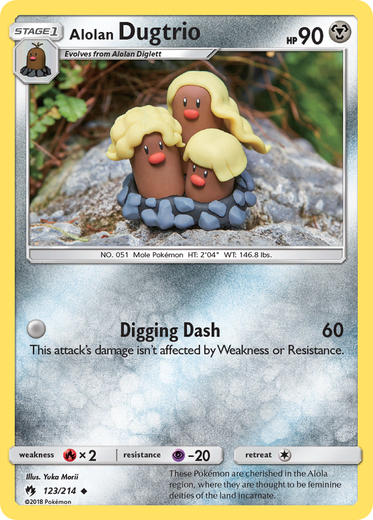 Dugtrio de Alola (123/214) [Sol y Luna: Truenos Perdidos]