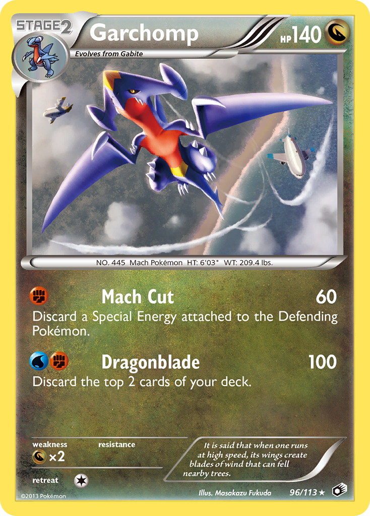 Garchomp (96/113) [Negro y Blanco: Tesoros Legendarios]