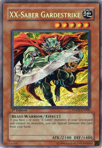 XX-Saber Gardestrike [ANPR-EN000] Secrète Rare