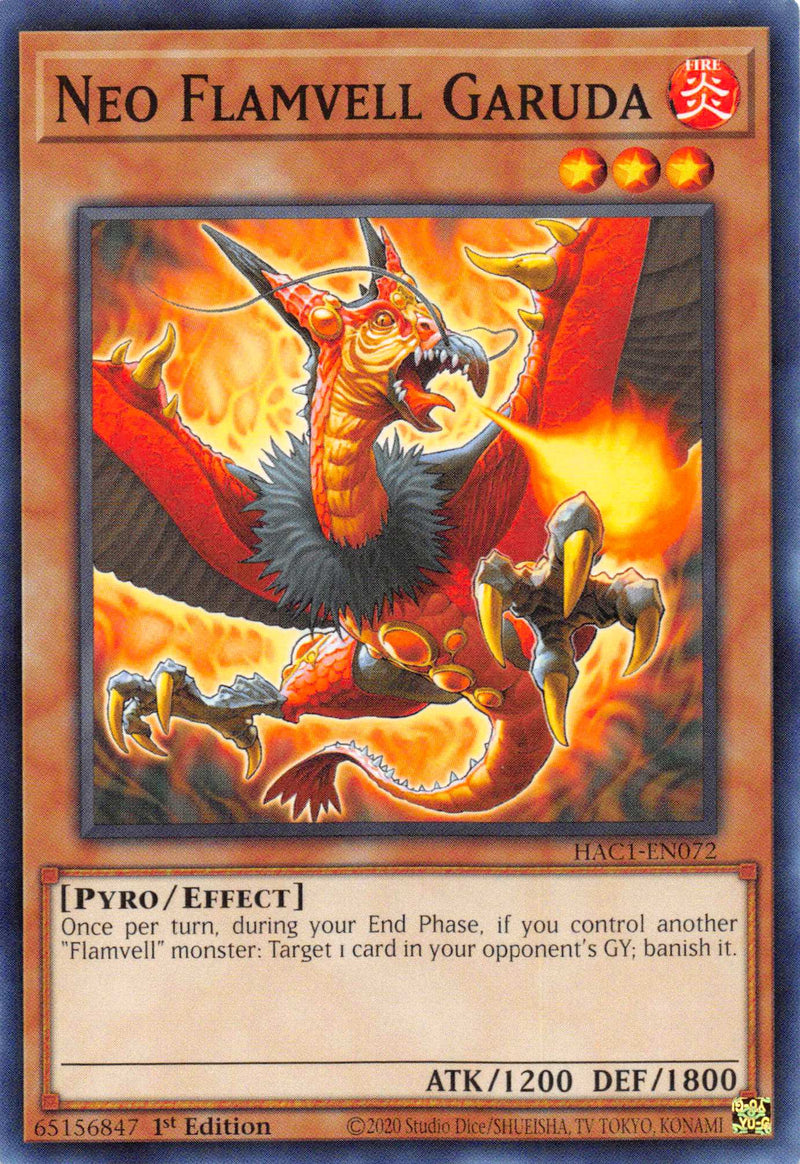 Neo Flamvell Garuda (Terminal Monde) [HAC1-FR072] Parallel Rare