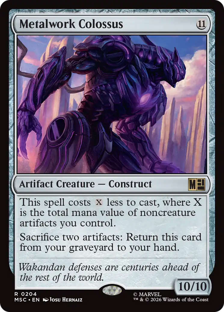 Coloso de herrería (Surge Foil) [Marvel Super Heroes Commander]