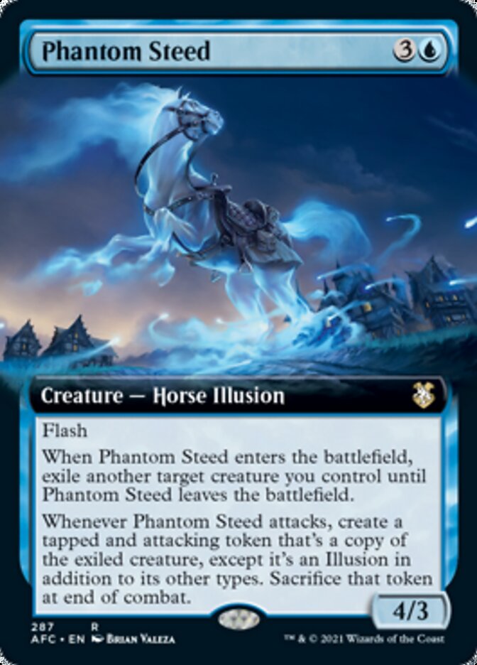 Destrier fantôme (Extended Art) [Dungeons & Dragons: Adventures in the Forgotten Realms Commander]