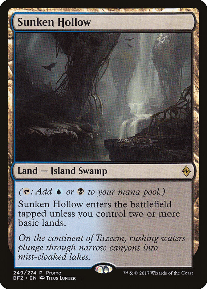 Hondonada Hundida (Promo) [Sobres de evento de Standard Showdown]